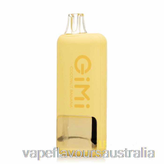 Vape Nicotine Australia Flum Gimi 8500 Smart Disposable Coconut Banana